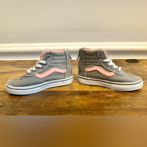 Vans High-top Ward zip-up sneaker size 7 toddler - Picture 4 of 6